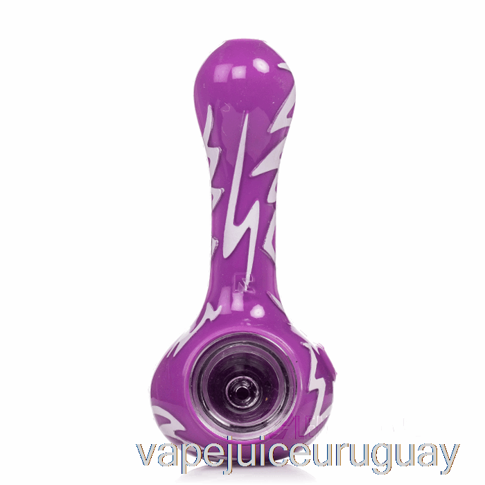 Eyce Oraflex Switchback Cuchara De Silicona Violeta / Blanco Vape Uruguay
